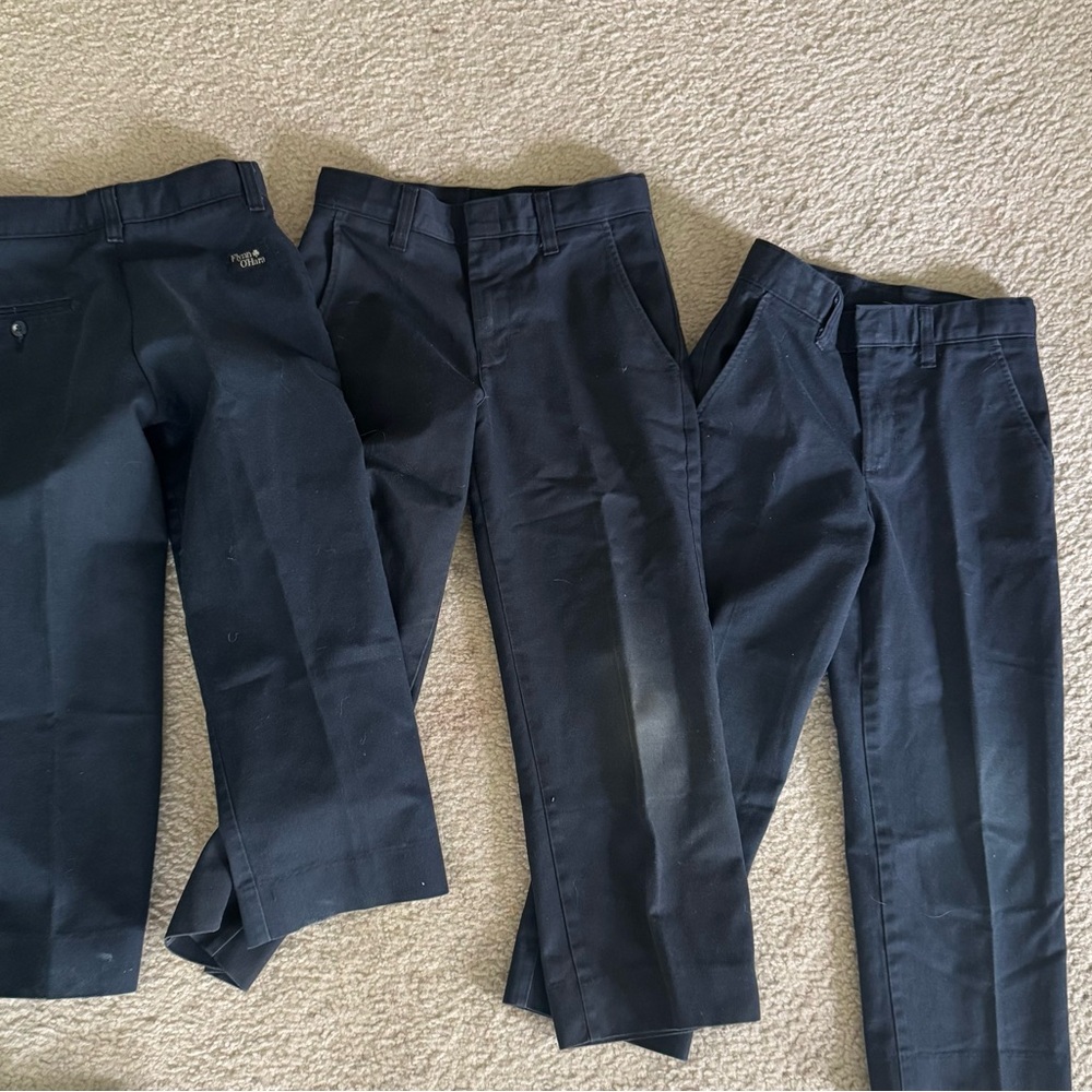 Boys Navy Pants